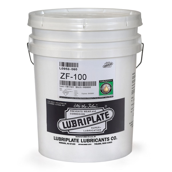 Lubriplate Zf Industrial 100, 5 Gal Pail, Iso-100 Zinc-Free Hydraulic Oil L0953-060 - main